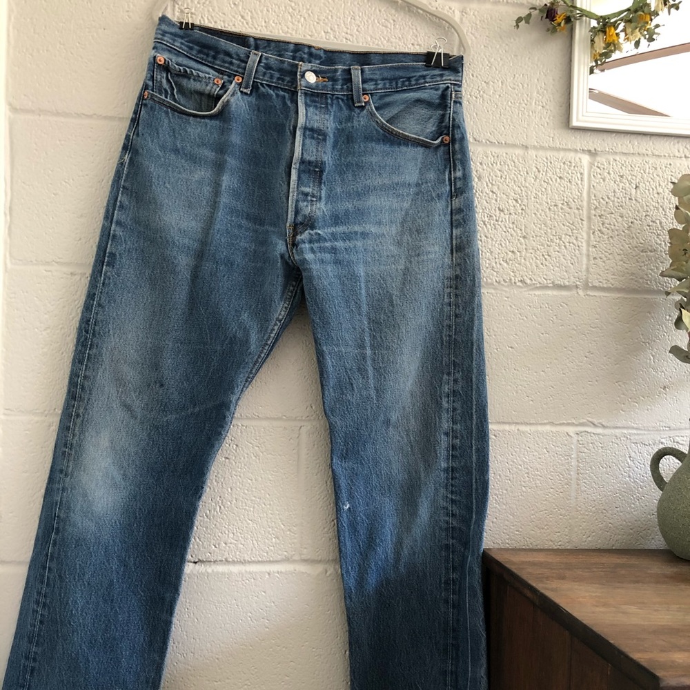 Levi’s 501 Button Fly Straight Leg Jeans